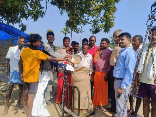 संवेदनशील क्षेत्र जगरगुण्डा में धान खरीदी शुरु