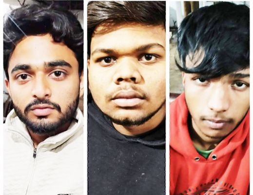 ज्वलनशील पदार्थ फेंका, 2 नाबालिग समेत 5 गिरफ्तार