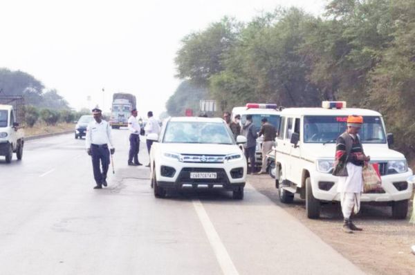 स्पीड राडार गन से 83 वाहनों पर कार्रवाई