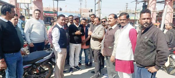 भाजपा ने की महामाया मंदिर प्रवेश द्वार उद्घाटन कार्यक्रम को भव्य बनाने की तैयारी