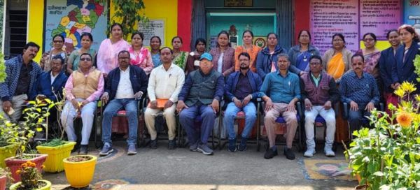 कस्तूरबा विद्यालय निर्राबेड़ा  में संकुल कार्यलाशा