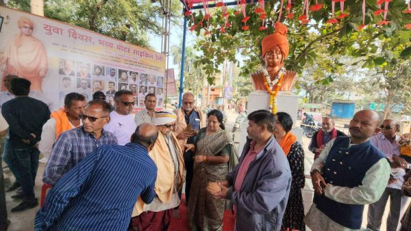 युवा दिवस स्वामी विवेकानंद जयंती शीतला मंदिर में मनी