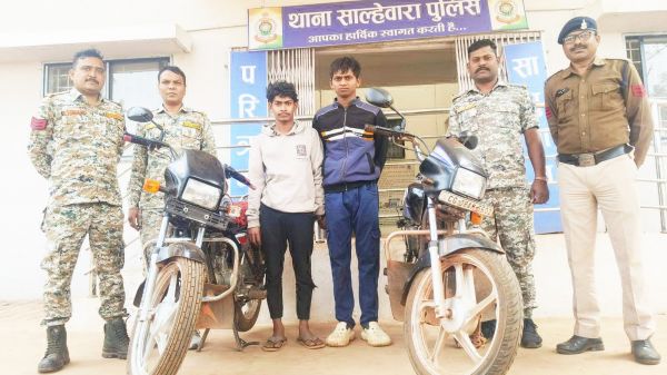 बाइक चोर गिरोह के  2 आरोपी पकड़ाए