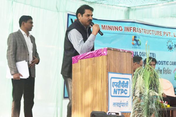 एनटीपीसी तलईपल्ली में टीबी  जागरूकता नि:शुल्क जांच शिविर