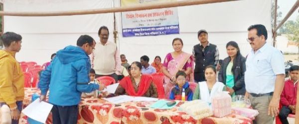 दिव्यांग बच्चों का आंकलन व चिन्हाँकान शिविर
