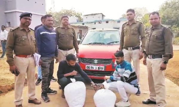 लाखों का गांजा, दो तस्कर गिरफ्तार