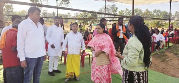 विधायक लता ने जलाशय के सौंदर्यीकरण का किया भूमिपूजन