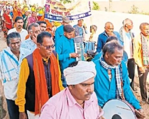 शाकंभरी जयंती पर निकाली शोभायात्रा