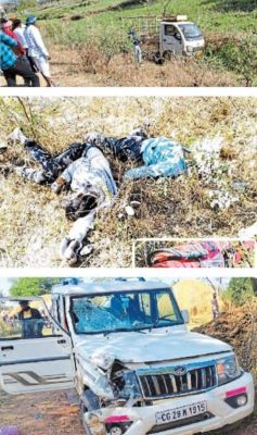 मुंगेली जा रहे पिता-पुत्र की  वाहन की ठोकर से मौत 