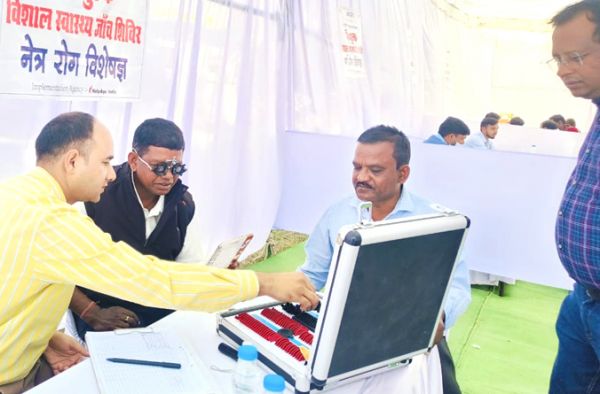 अदाणी फाउंडेशन का नि:शुल्क स्वास्थ्य शिविर, 134 ग्रामीणों ने लिया लाभ
