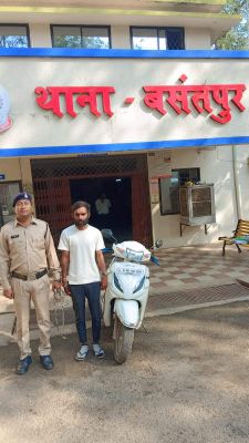 दोपहिया चोरी करने वाला आरोपी गिरफ्तार
