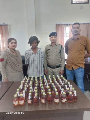 अवैध शराब बिक्री, आरोपी पकड़ाया