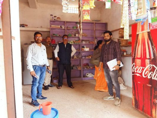 प्रतिबंधित क्षेत्र में गुटखा, तंबाकू बेचते 7 दुकानों पर जुर्माना