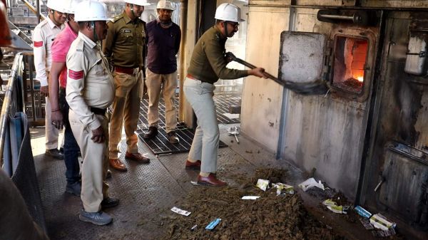 68 किलो गांजा समेत 3हजार नशीली कैप्सूल को किया नष्ट