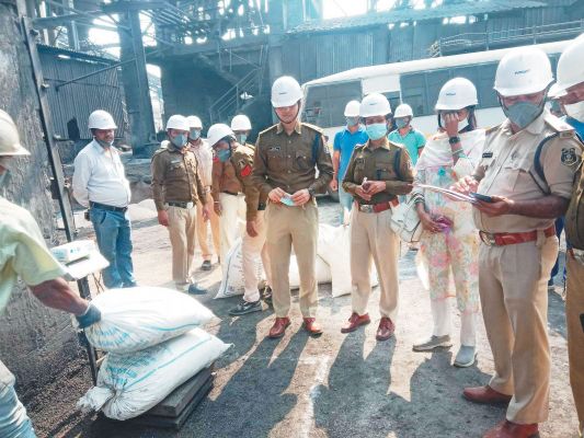 जब्त 805.67 किलो गांजा नष्ट