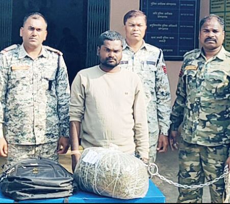  गांजा तस्करी, ओडिशा का आरोपी गिरफ्तार