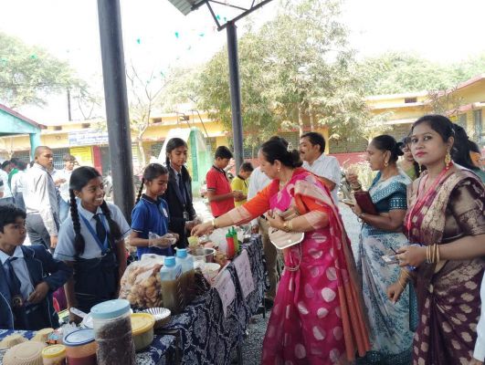 हरिहर शाला में वार्षिकोत्सव और लईका मड़ई