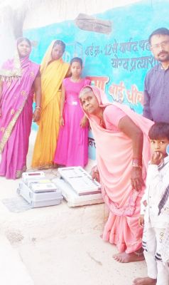 ईवीएम से मतदान करने किया जा रहा जागरूक