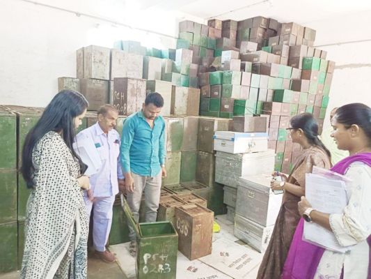 स्ट्रांग रूम, चुनाव प्रशिक्षण और रेंडमाईजेशन का निरीक्षण