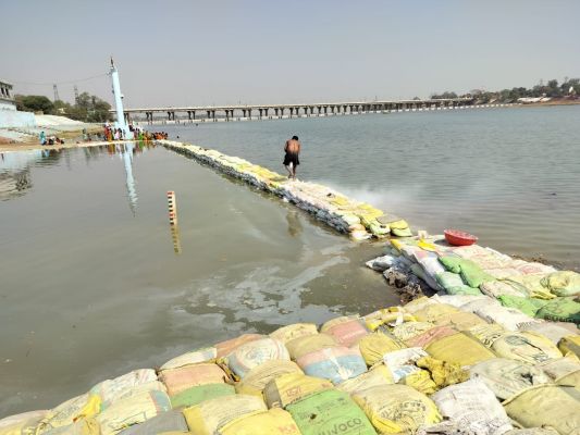 राजिम कुंभ कल्प मेला: नेहरू घाट के पास स्नान के लिए अच्छी सुविधा