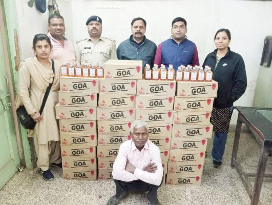 दो लाख से अधिक की अवैध शराब जब्त