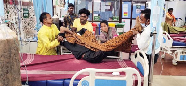 सीने में दर्द की शिकायत पर भर्ती युवक की मौत