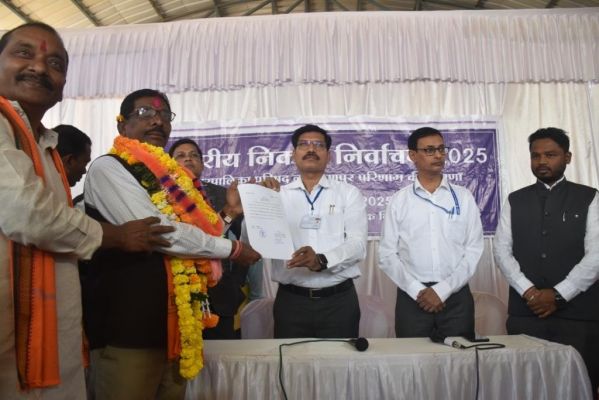 भाजपा के इंद्रप्रसाद बघेल बने पालिका नारायणपुर के अध्यक्ष