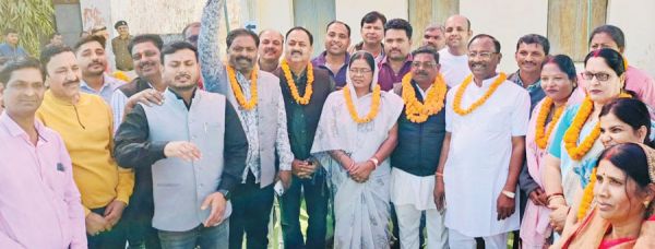 राजपुर नपं में भाजपा का कब्जा, अध्यक्ष सहित 9 पार्षद जीते