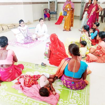 पोषण पुर्नवास केन्द्र नगरी में कुपोषण एवं शिशु संरक्षण माह