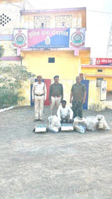 एमपी की 6 पेटी शराब जब्त