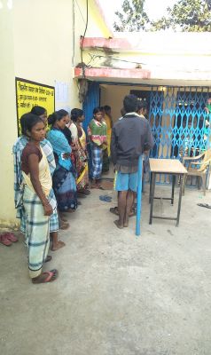 कटेकल्याण में दोपहर 1 बजे तक 40 फ़ीसदी वोटिंग
