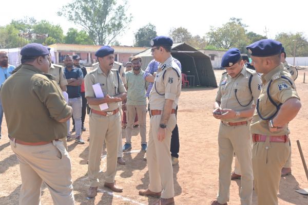 आरक्षक भर्ती प्रक्रिया के पहले दिन 89 अभ्यर्थी हुए शामिल