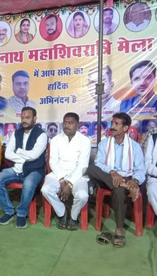 महाशिवरात्रि कार्यक्रम में शामिल हुए देवांगन