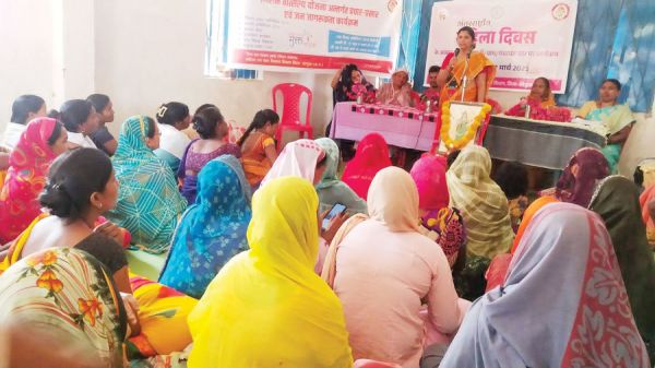 महिला सभा में दी कई जानकारी