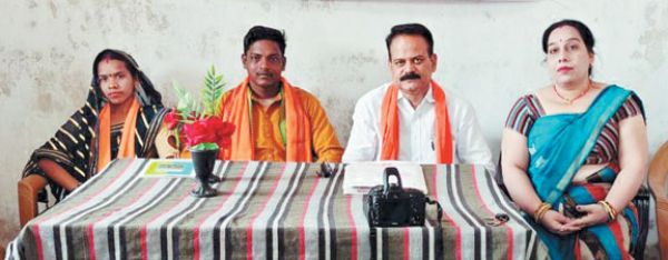 चवंरपुर पंचायत शपथ ग्रहण में शामिल हुए संजय पांडे