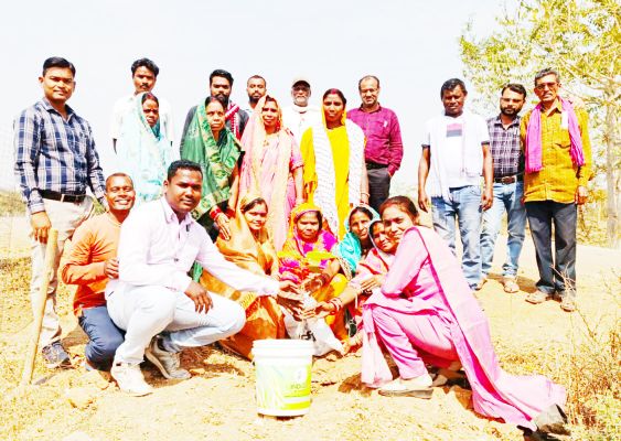 औंसर डिघारी में सरपंच व पंचों ने ली शपथ