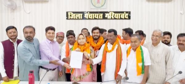 नव निर्वाचित भाजपा समर्थित अध्यक्ष-उपाध्यक्ष का सम्मान समारोह 