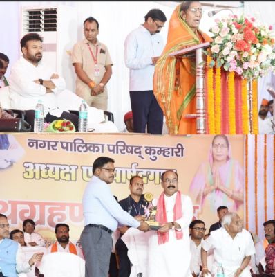कुम्हारी पालिकाध्यक्ष सहित 24 पार्षदों ने ली शपथ