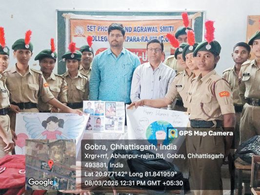 एनसीसी आर्मी कैडेट्स ने मनाया अंतरराष्ट्रीय महिला दिवस