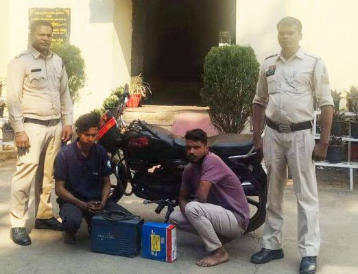 एमएसपी प्लांट में चोरी, पूर्व कर्मी समेत दो आरोपी गिरफ्तार