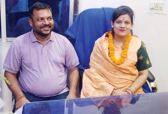 लखनपुर नपं उपाध्यक्ष बनीं नेहा बंसल