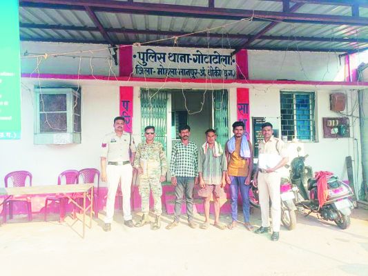 पशु तस्करी, 3 आरोपी गिरफ्तार