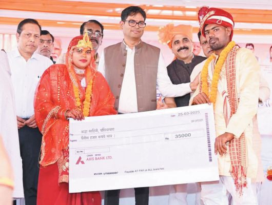 मुख्यमंत्री कन्या सामूहिक विवाह दहेज प्रथा को बंद करने का प्रभावी कदम-वित्त मंत्री चौधरी