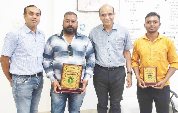 अंतरक्षेत्रीय शक्तितोलक व शरीर सौष्ठव स्पर्धा: उमेश और प्रिंशु ने जीते पदक