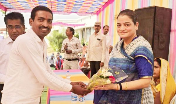 कर्मा जयंती महोत्सव में शामिल हुईं जिपं.अध्यक्ष कल्पना