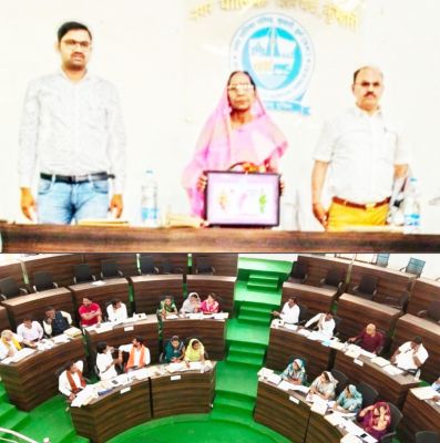 कुम्हारी पालिका में 7 लाख के लाभ का बजट पेश