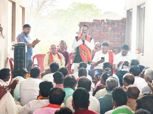 संजय पांडेय का केड़ार मंडल में स्वागत