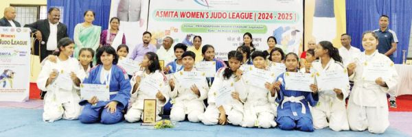 अस्मिता महिला जूडो लीग:  कोण्डागांव की बेटियों को 13 स्वर्ण पदक