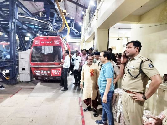 कलेक्टर-एसपी ने लिया नवरात्र मेला का जायजा