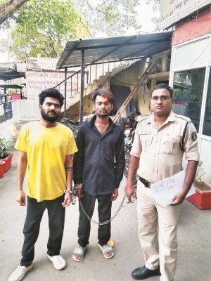 सेंधमारी करने वाले दो चोर गिरफ्तार कर जेल भेजे गए